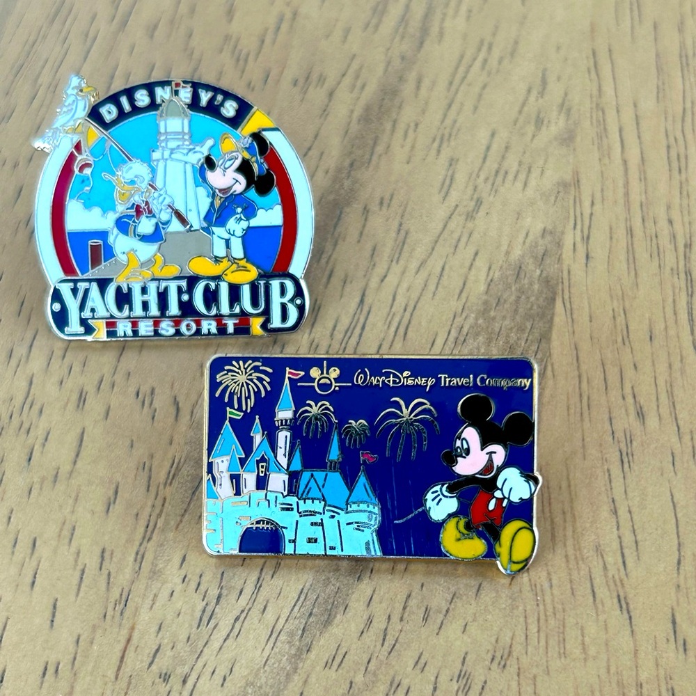 Walt Disney Travel Company & Disney Yacht Club Resort Pin Rare Find